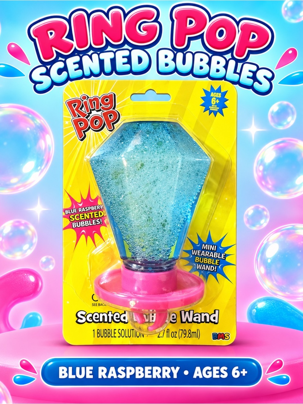 Scented Bubble Wand - Blue Raspberry